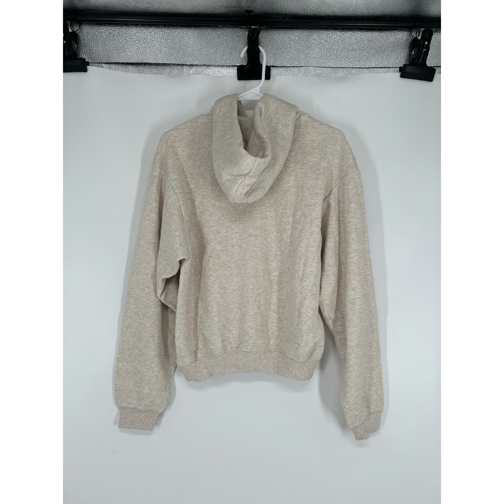 SKIMS Cotton Fleece Classic Pullover Hoodie Oatmeal Heather Sweatshirt Small - Picture 2 of 8